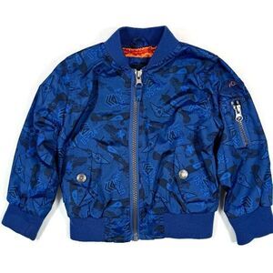 IXTREME Boys Bomber Jacket 24M Airplane Aviator Pilot Flight Military Style USA